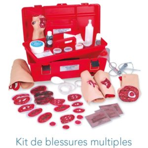 Kit de simulation de blessures multiples 800-816Nasco