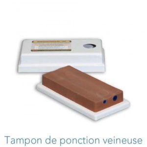 Tampon de ponction veineuse noir 2 veines AV1353VATA