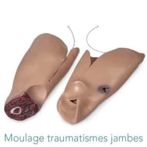 Moulage traumatisme jambes 808-6002Nasco